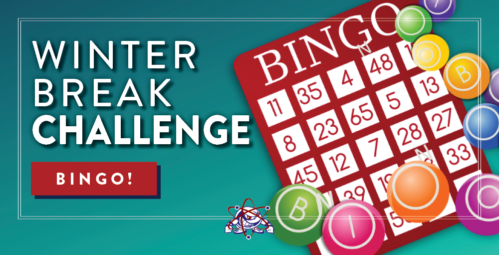 Syracuse Academy of Science and Citizenship invites its students and their families to participate in a game of BINGO for a Winter Break Challenge. 