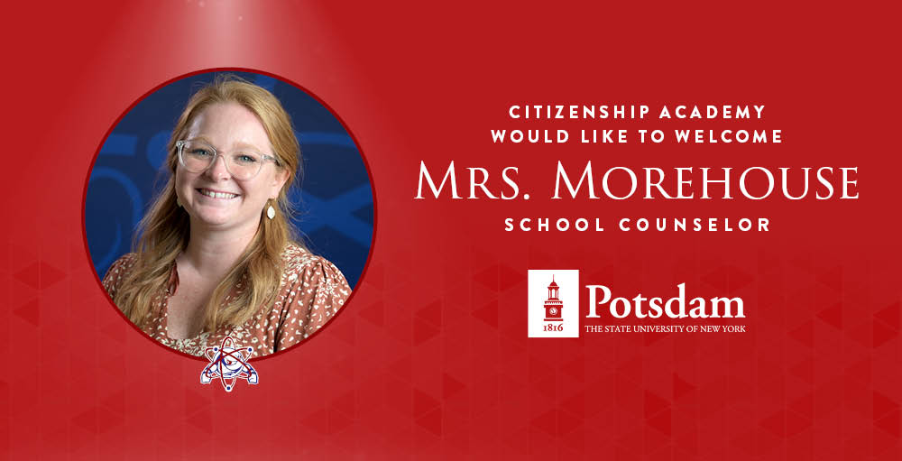 Syracuse Academy of Science and Citizenship elementary school welcomes its new School Counselor, Mrs. Morehouse, a graduate from SUNY Potsdam, who will be working with the students throughout the school year. 