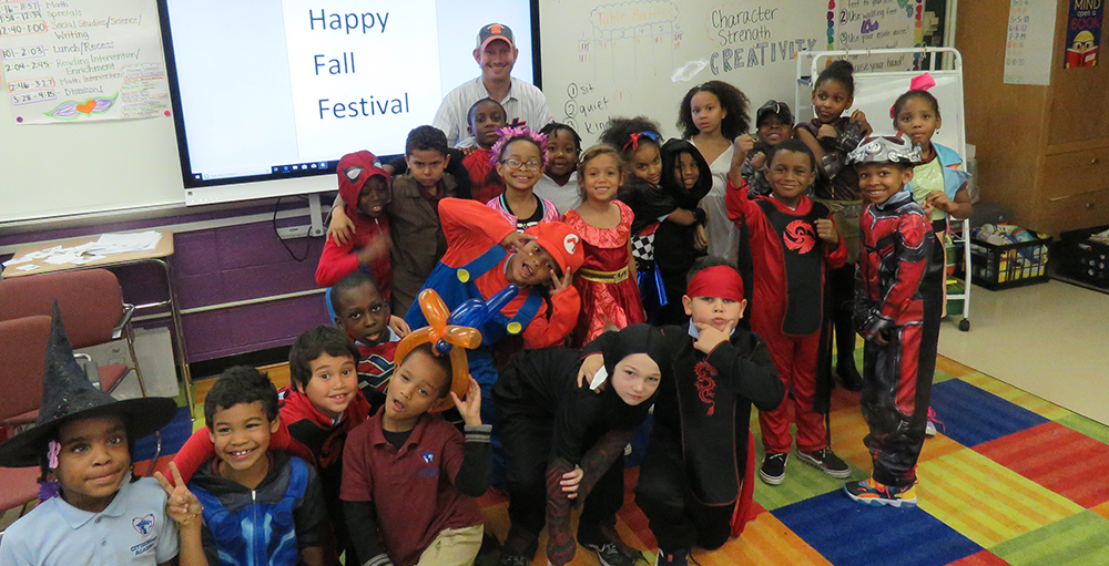 Elementary Atoms participated in their annual Fall Festival