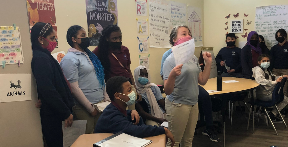Syracuse Academy of Science and Citizenship 6th-grade students held a friendly debate to determine which Greek God or Goddess would be the best ally.