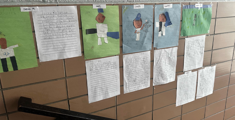 Citizenship & Science Academy of Syracuse 2nd Graders Complete Jackie Robinson Project